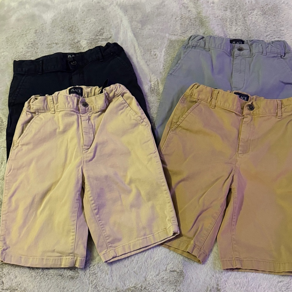 The Children's Place Kids Shorts - Black, Gray, Tan, Cream